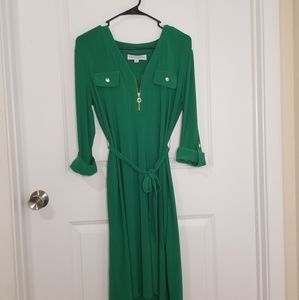 Emma & Michelle Green Dress